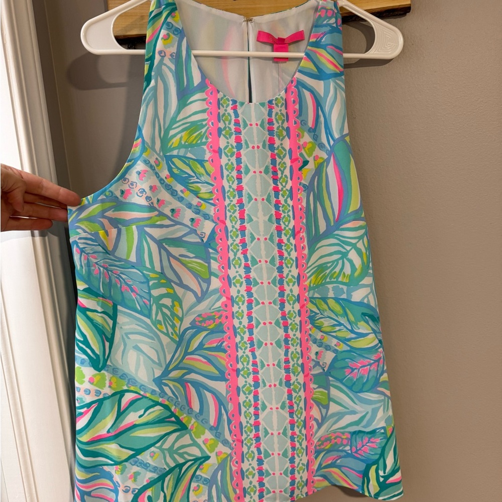 NWT 🌴 Lilly Pulitzer Multicolor Leaf Print Blouse, Size L